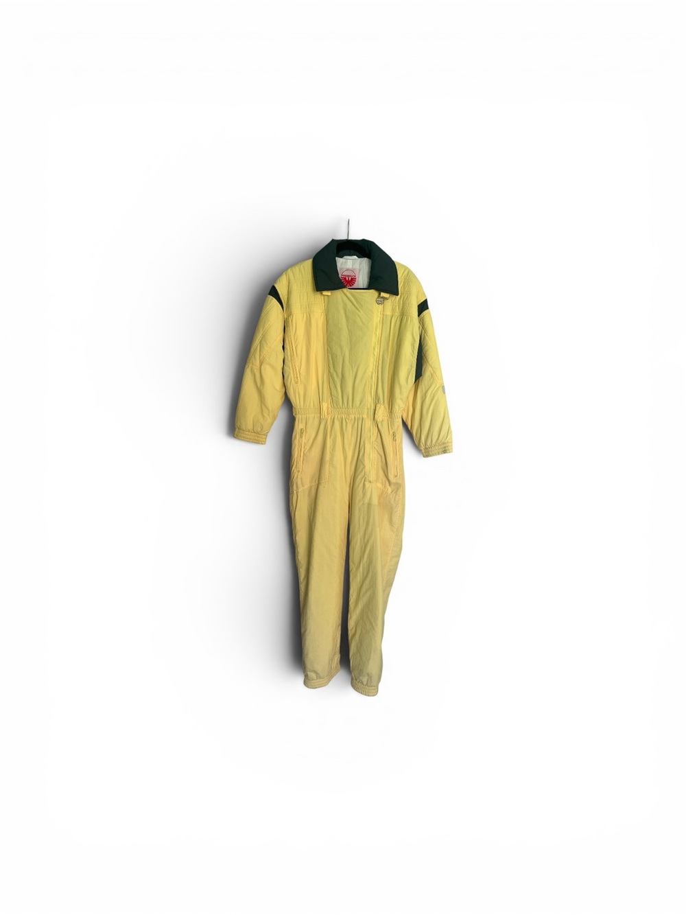 Vintage Innsbruck M Yellow Insulated Ski Suit / Snowsuit